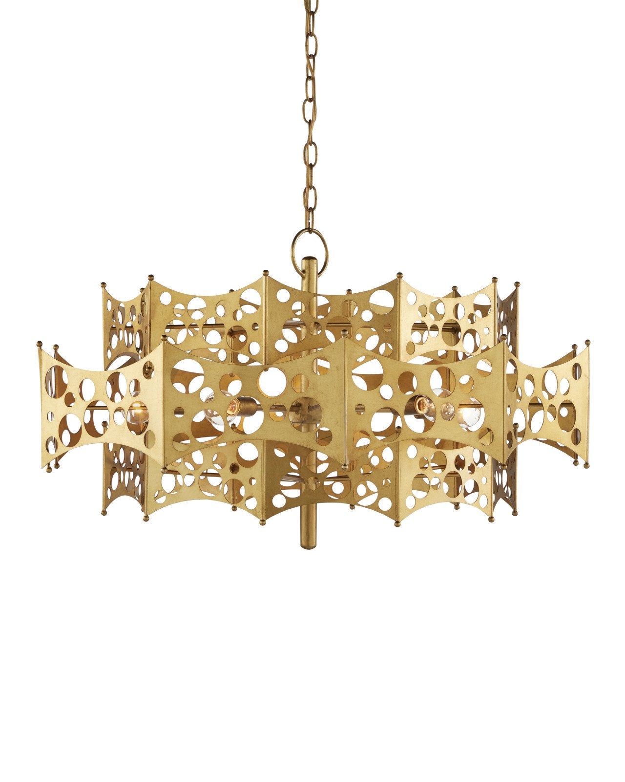 Emmental Gold Chandelier